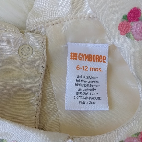 Gymboree dress with pink velvet bow - Picture 2 of 4